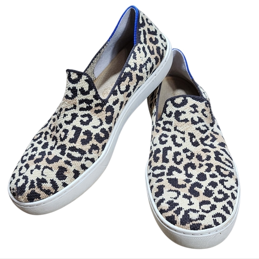 Rothy's Little Desert Cat Textile The Original Slip On Sneaker Womens US 9